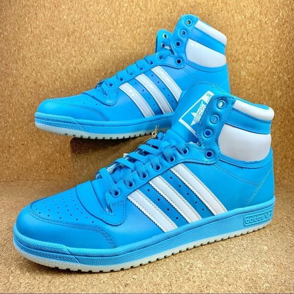adidas Shoes Adidas Mens Originalstop Ten Hi Basketball Shoes Unc